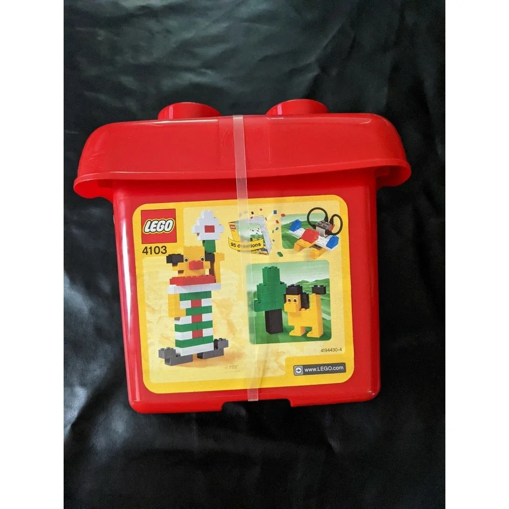 4103 Lego Creator Basic Set Fun With Bricks 200 Pieces Red Bucket Sealed NEW